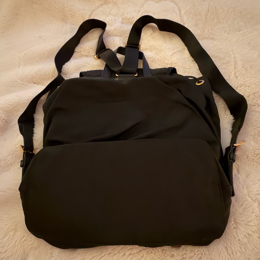 Prada Black Backpack with Yellow, Orange and Light Blue Accents - Picture 4 of 12